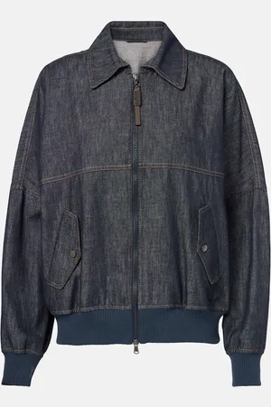 Brunello Cucinelli Veste bomber en jean
