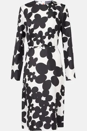 Marni Robe midi imprimée en soie