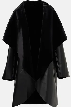 Norma Kamali Manteau réversible en cuir synthétique