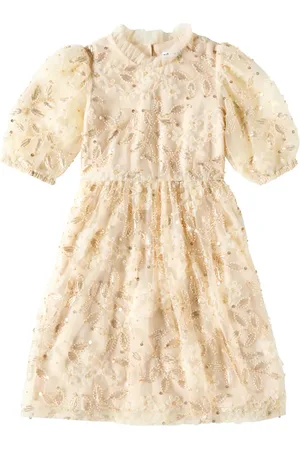 Self-Portrait Robe en tulle à sequins