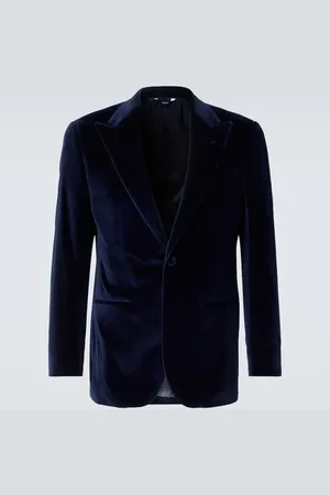 Thom Sweeney Veste de costume en velours de coton