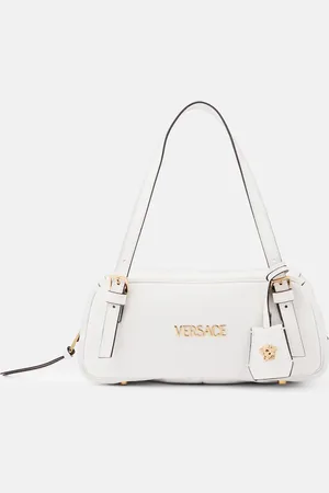 VERSACE Sac Tag Bowling Medium en cuir