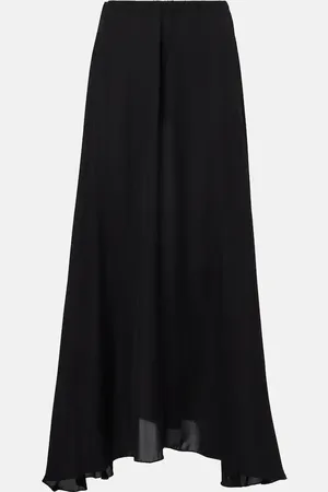 WARDROBE.NYC Jupe midi en soie