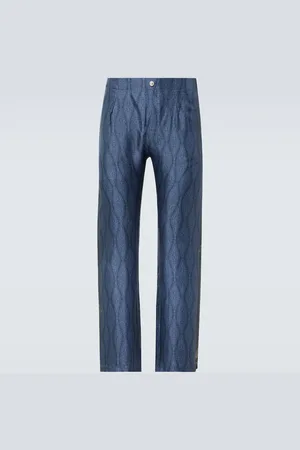 Etro Pantalon droit en soie