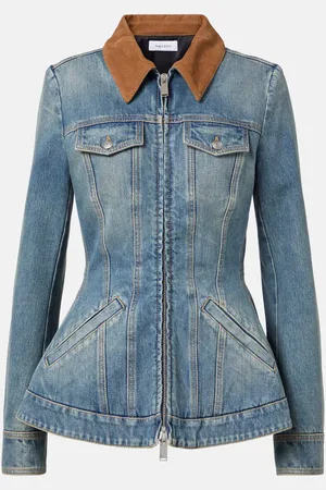 Alexander McQueen Veste en jean