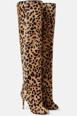 Alaïa Alaïa Cuissardes Decollete 90 en cuir façon poulain