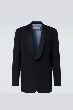 VALENTINO Veste de smoking en laine vierge