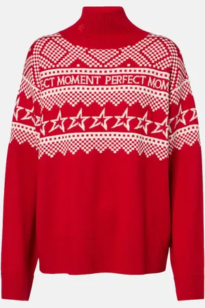 Perfect Moment Pull intarsia en laine