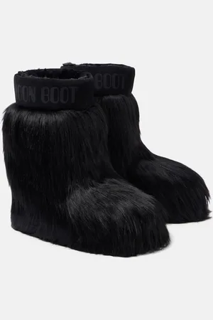 Moon Boot Bottines après-ski Icon Yeti Mid en fourrure synthétique