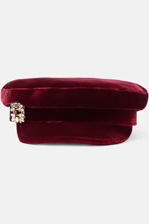 Roger Vivier Casquette Baker Boy en velours