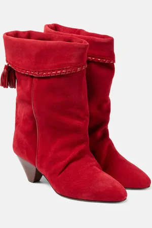 Isabel Marant Bottines santiags Dalby en daim