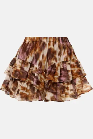 Marant Etoile Mini-jupe Jocadia imprimée en coton