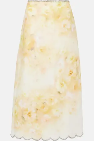 ZIMMERMANN Jupe midi Crush en lin