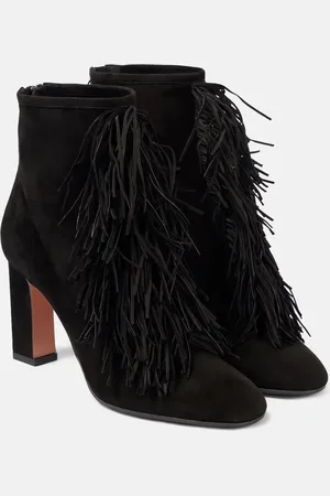 Aquazzura Bottines Gytane 85 en daim