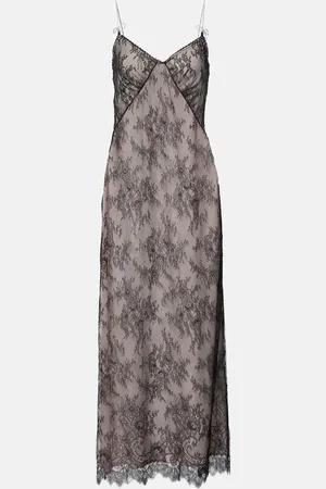 BLUMARINE Robe midi Rebrodé en dentelle