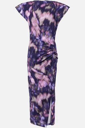 Marant Etoile Robe longue Nadela imprimée en coton