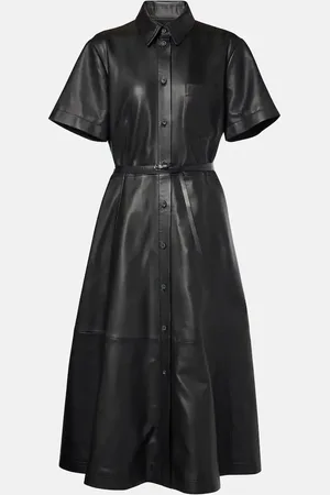 Altuzarra Robe chemise Kiera en cuir