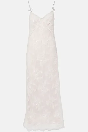 BLUMARINE Robe longue Rebrode en dentelle