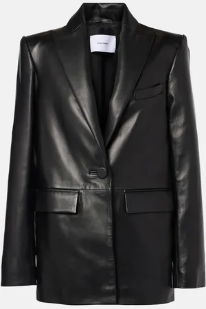 ALEX PERRY Blazer oversize en cuir
