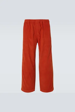 BODE Pantalon droit en velours côtelé de coton