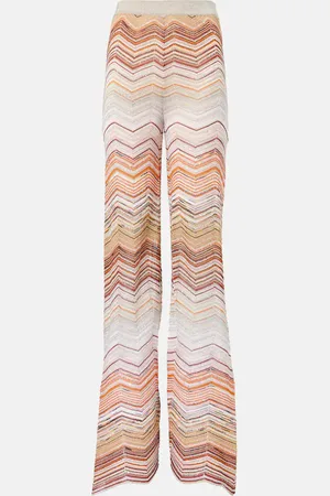 Missoni Pantalon ample Zigzag en lamé