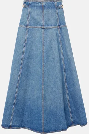 ULLA JOHNSON Jupe midi Brigette plissée