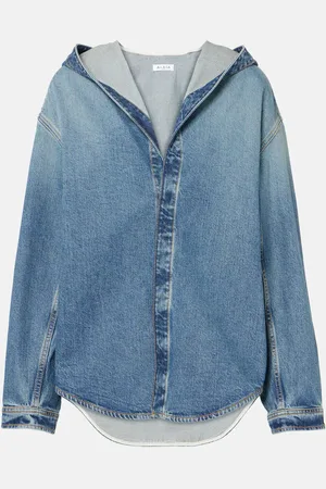 Alaïa Alaïa Chemise en jean à capuche