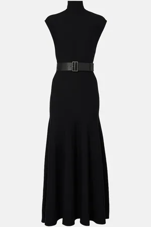 Alaïa Alaïa Robe longue en laine mélangée