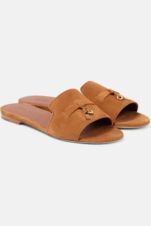 Loro Piana Sandales Summer Charms en daim