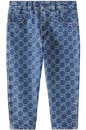 Gucci Bébé – Jean GG en jacquard