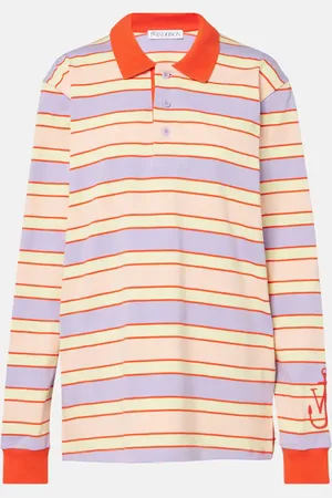 J.W.Anderson Polo rayé en coton