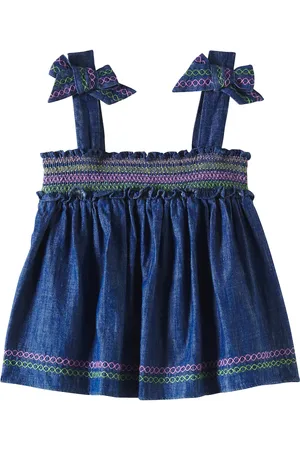 ZIMMERMANN Top Tallow brodé en jean