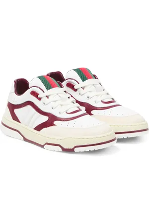 Gucci Baskets Re-Web en cuir et daim