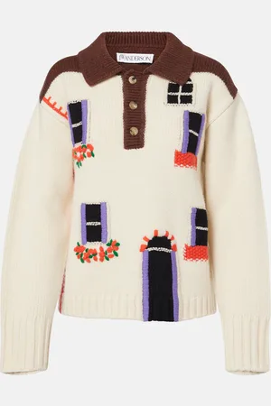 J.W.Anderson Polo Intarsia en laine