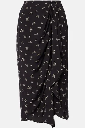 Marant Etoile Jupe midi Zaine imprimée