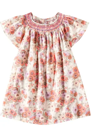 BONPOINT Robe Arlene en coton à fleurs
