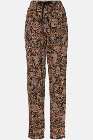 Marant Etoile Pantalon droit Zahera imprimé