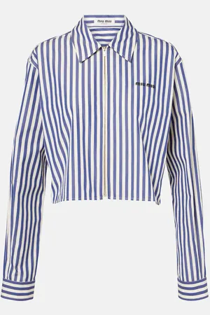 Miu Miu Chemise rayée en coton