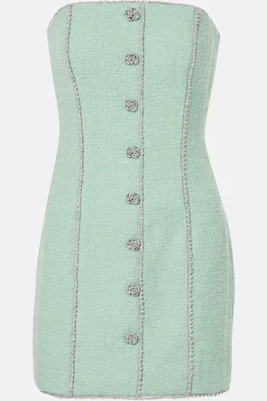 ROTATE Robe en laine mélangée à ornements