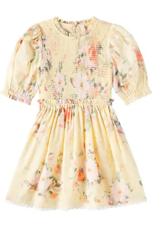ZIMMERMANN Robe Everley Shirred Bodice en coton