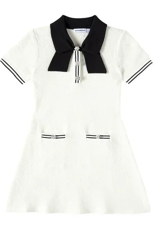 Self-Portrait Robe polo en jacquard