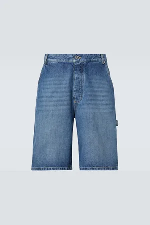 Bottega Veneta Bermuda en jean à taille haute