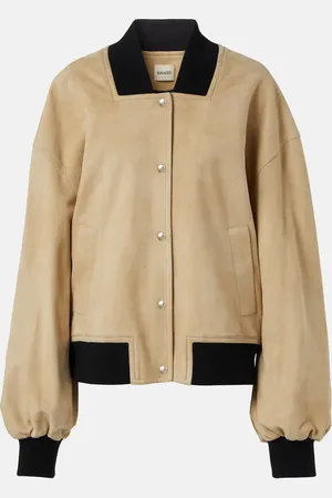 Khaite Veste bomber Spence en daim