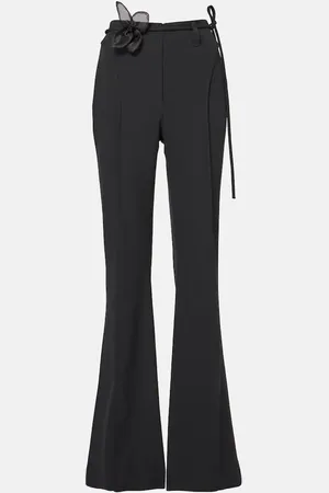 ROTATE Pantalon évasé à taille haute