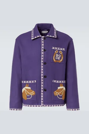 BODE Veste Bronco brodée en laine