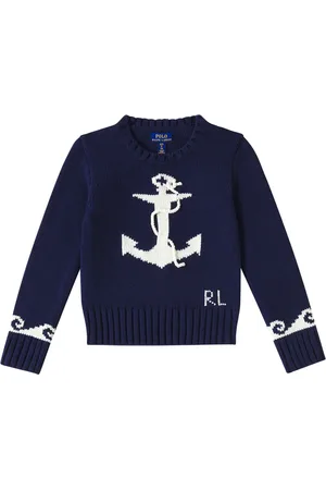 Ralph Lauren Pull Anchor intarsia en coton