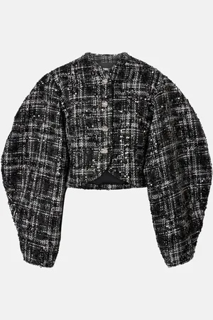 ROTATE Veste en bouclé à sequins