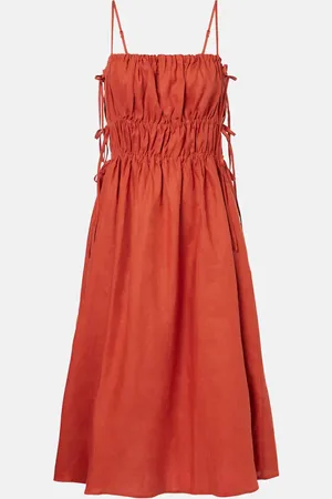 ASCENO Robe midi Eze en lin