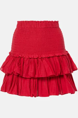 Marant Etoile Mini-jupe Naomi en coton mélangé