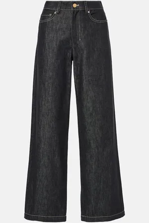 Max Mara Jean droit Balco à taille haute